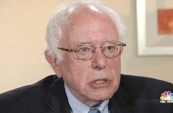 sanders via screengrab