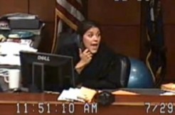 Judge Amber Wolf screengrab via Jefferson County video, 2