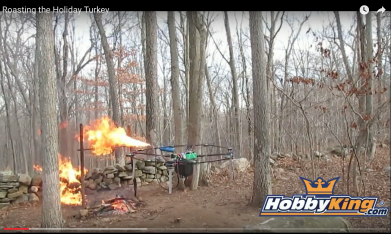 Flamethrower drone via screengrab