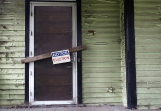 Image of eviction via Shutterstock
