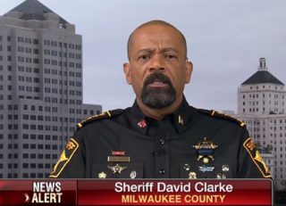 Sheriff David Clarke via Fox Business screengrab