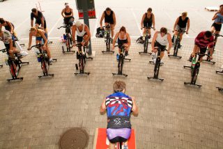 spin class via shutterstock