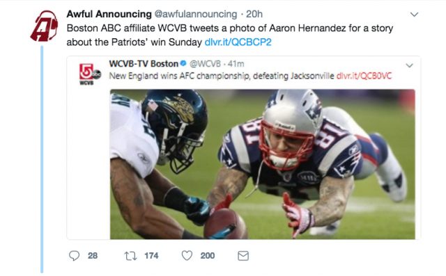 Aaron Hernandez can watch Super Bowl, but there's a catch