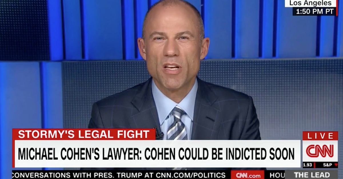 Michael Avenatti Donald Trump Michel Cohen flip tweets