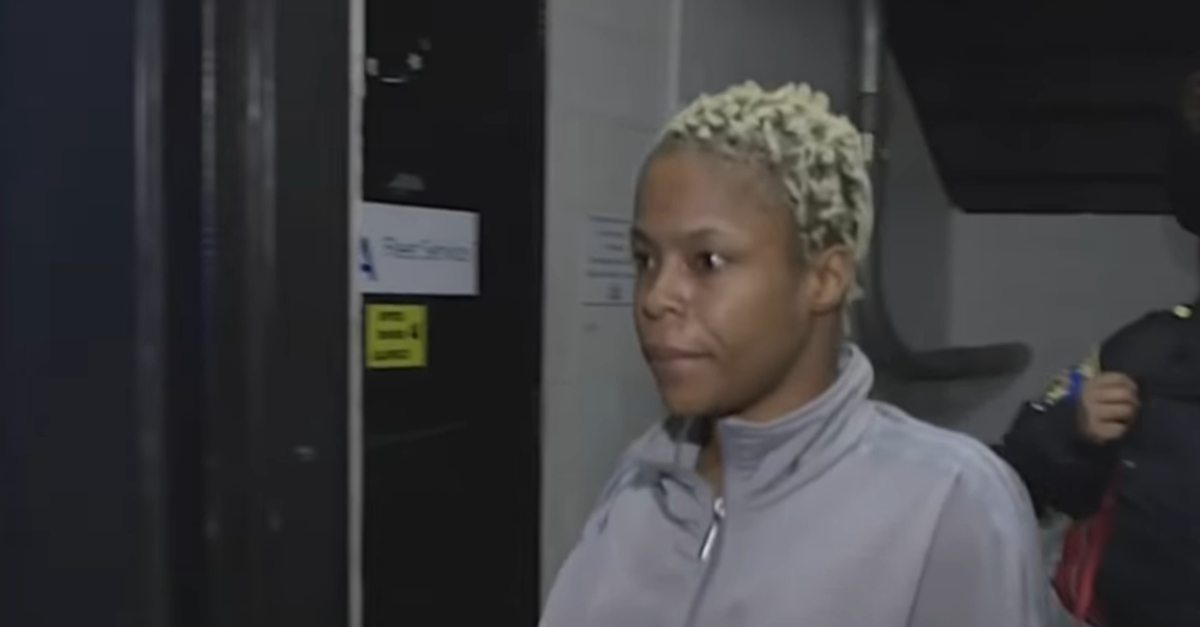 Valeria Smith after her 2019 arrest.