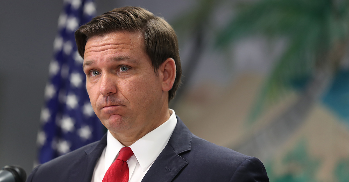 FORT LAUDERDALE, FLORIDA - OCTOBER 07: Florida Gov. Ron DeSantis announces that he wants to raise the minimum starting salary for teachers during a press conference held at Bayview Elementary School on October 07, 2019 in Fort Lauderdale, Florida. The Governor’s proposed 2020 budget recommendation will include a pay raise for more than 101,000 teachers in Florida by raising the minimum salary to $47,500. (Photo by Joe Raedle/Getty Images)