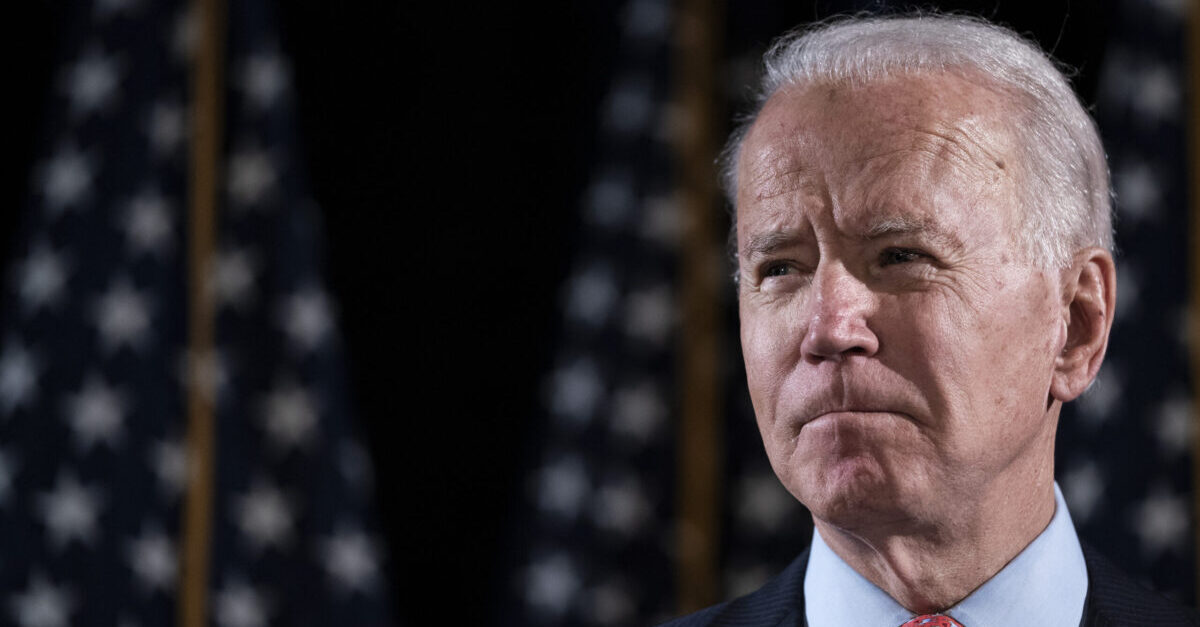 WILMINGTON, DE - MARCH 12: Democratic presidential candidate former Vice President Joe Biden delivers remarks about the coronavirus outbreak, at the Hotel Du Pont March 12, 2020 in Wilmington, Delaware. Health officials say 11,000 people have been tested for the Coronavirus (COVID-19) in the U.S.