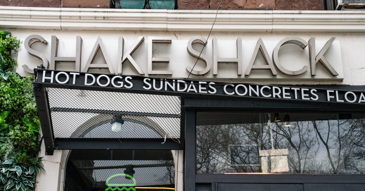 NEW YORK, NY - APRIL 20: Exterior view of a Shake Shack restaurant on April 20, 2020 in New York City. Shake Shack announced that they will return a $10 million government loan meant for small businesses.
