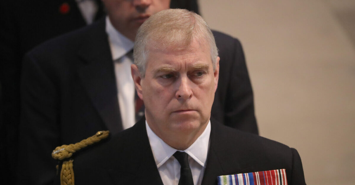 MANCHESTER, ENGLAND - JULY 01: Prince Andrew, Duke of York, attends a commemoration service at Manchester Cathedral marking the 100th anniversary since the start of the Battle of the Somme. July 1, 2016 in Manchester, England. Services are being held across Britain and the world to remember those who died in the Battle of the Somme which began 100 years ago on July 1st 1916. Armies of British and French soldiers fought against the German Empire leading to over one million lives being lost.