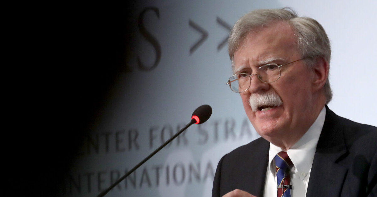 WASHINGTON, DC - SEPTEMBER 30: Former U.S. National Security Advisor John Bolton speaks at the Center for Strategic and International Studies September 30, 2019 in Washington, DC. Bolton spoke on the topic of , "Navigating Geostrategic Flux in Asia: The United States and Korea." 