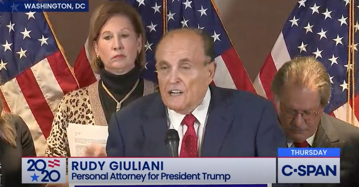 Rudy Giuliani, Sidney Powell and Joe diGenova