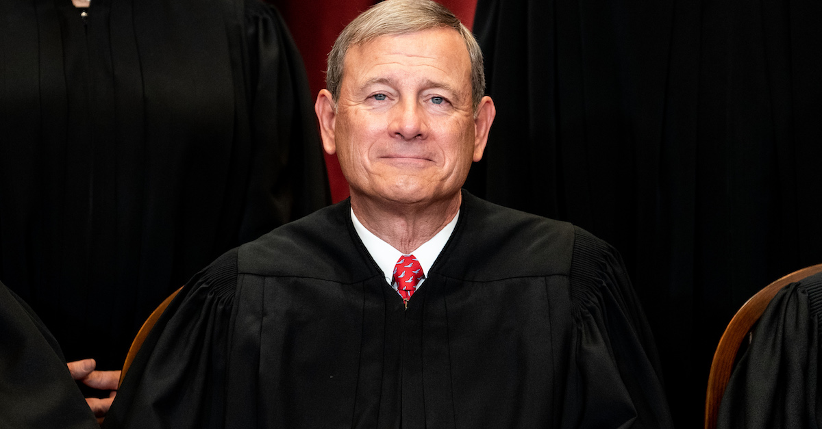 Supreme Court Justices Pose For Formal Group Photo