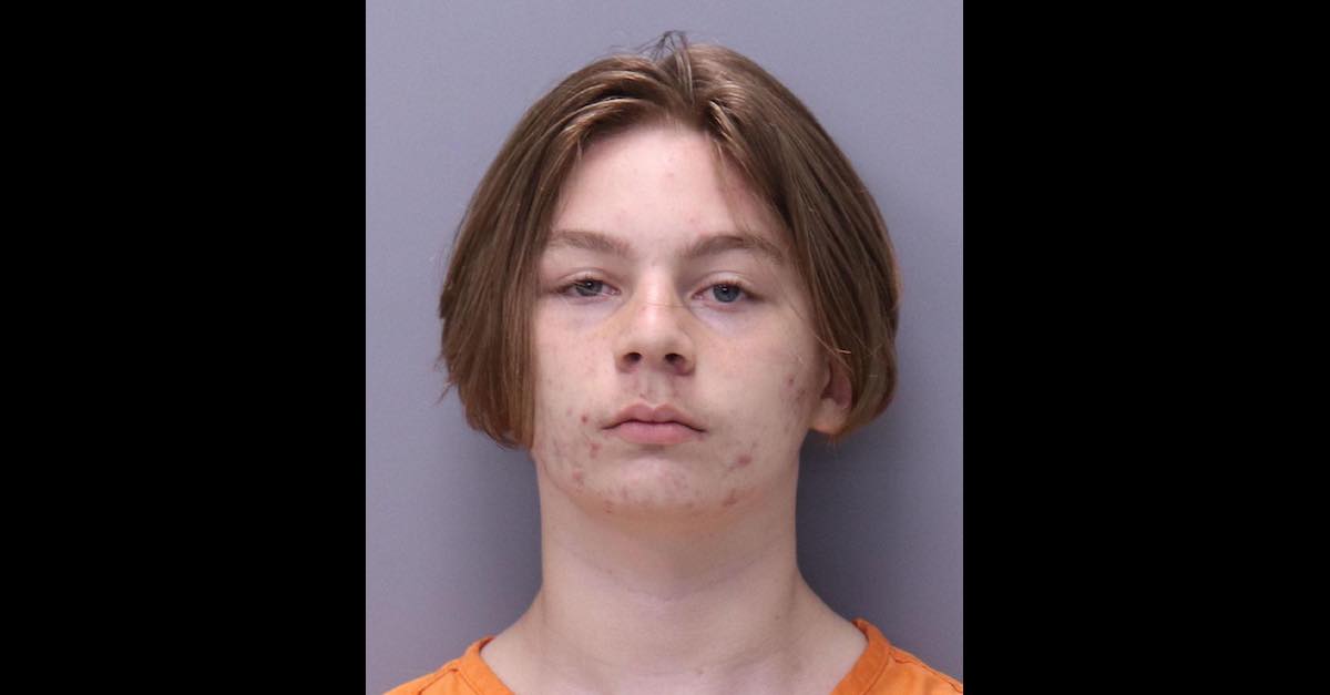 Aiden Fucci is seen in a jail mugshot.