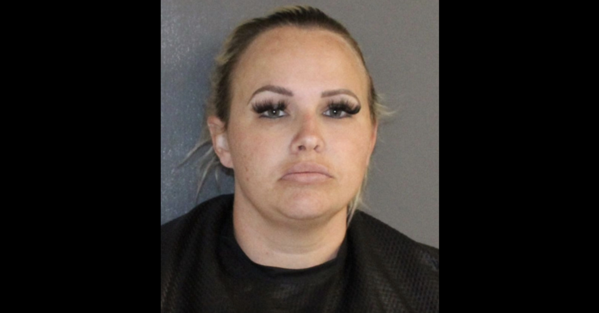 Cheryl Thibodeaux appears in a mugshot