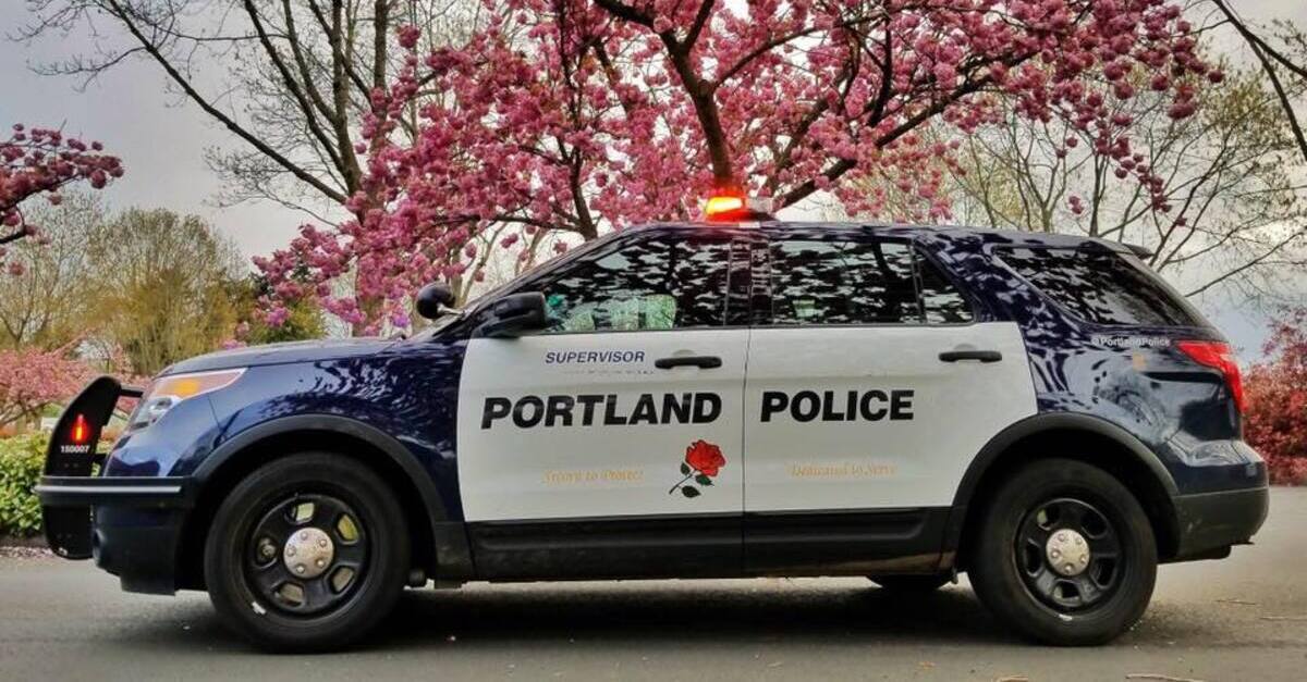A Portland Police cruiser