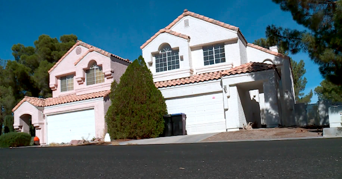 The Las Vegas home where Lucille Payne's body was found dismembered and buried in the yard