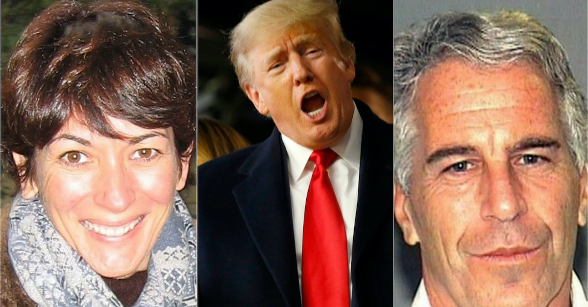 Ghislaine Maxwell, Donald Trump, and Jeffrey Epstein