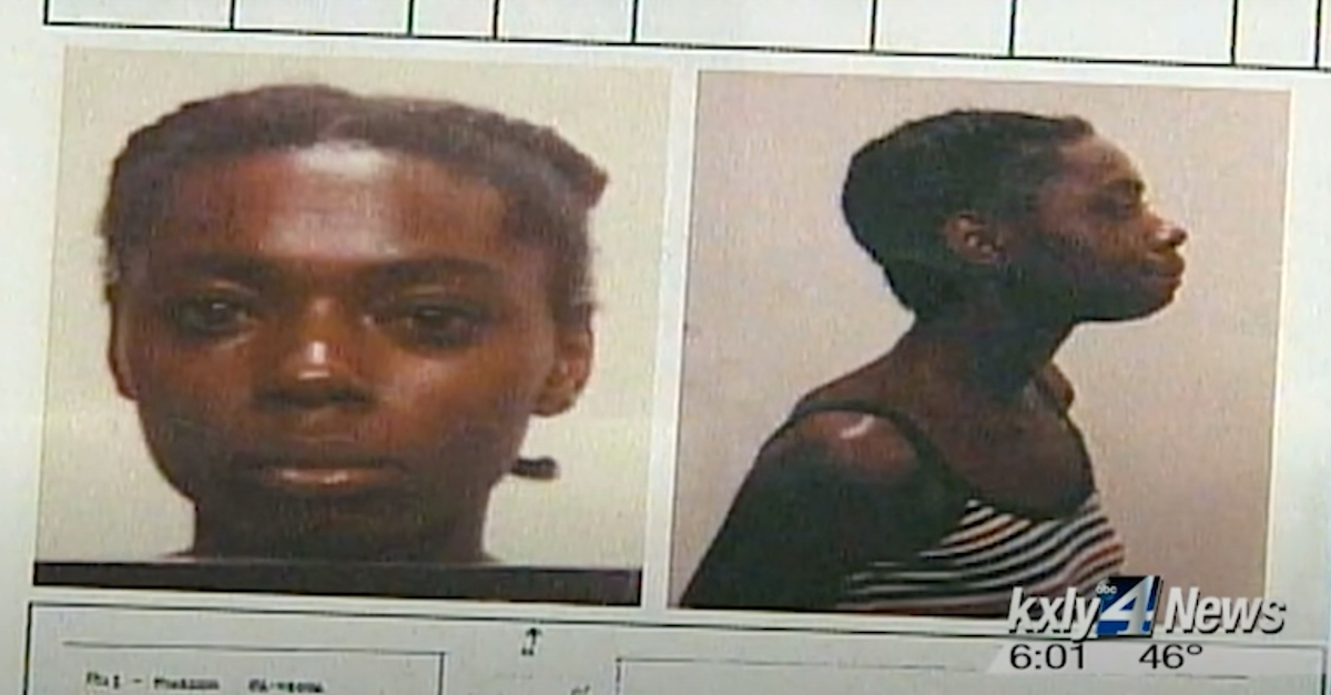 Ruby Doss appears in two images obtained by KXLY-TV.