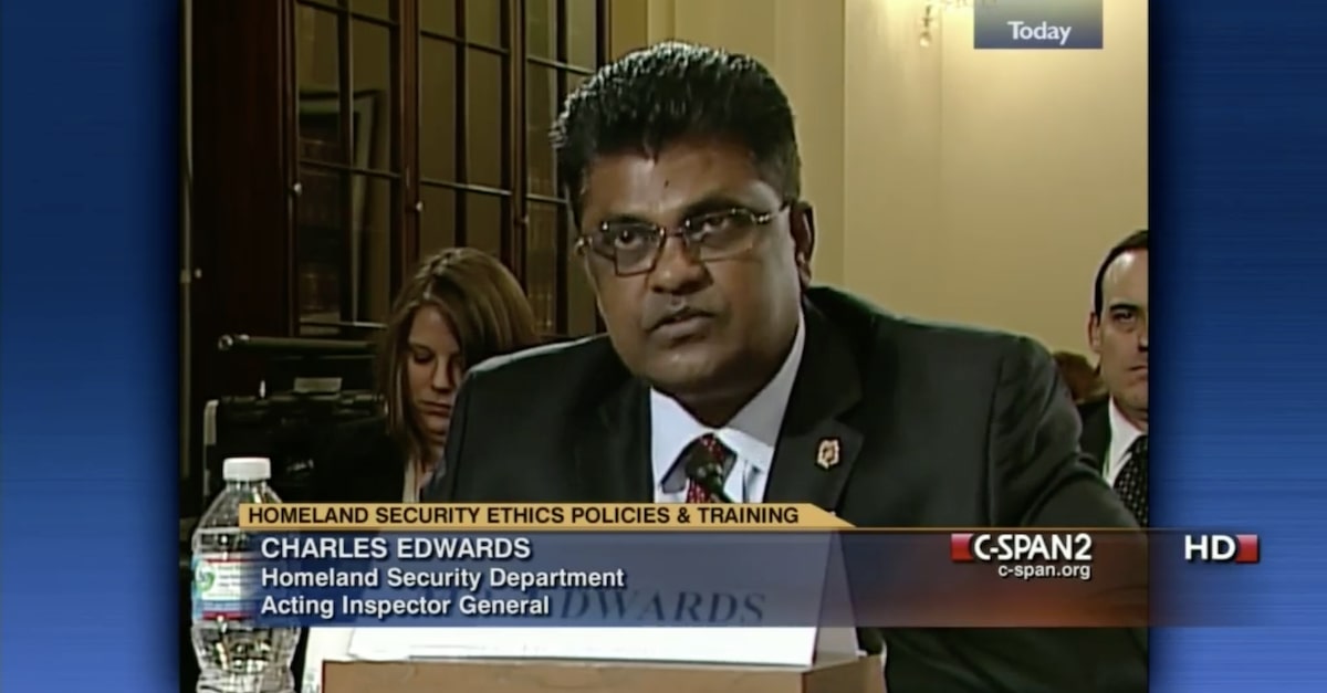 Ex-DHS Inspector General Charles Edwards