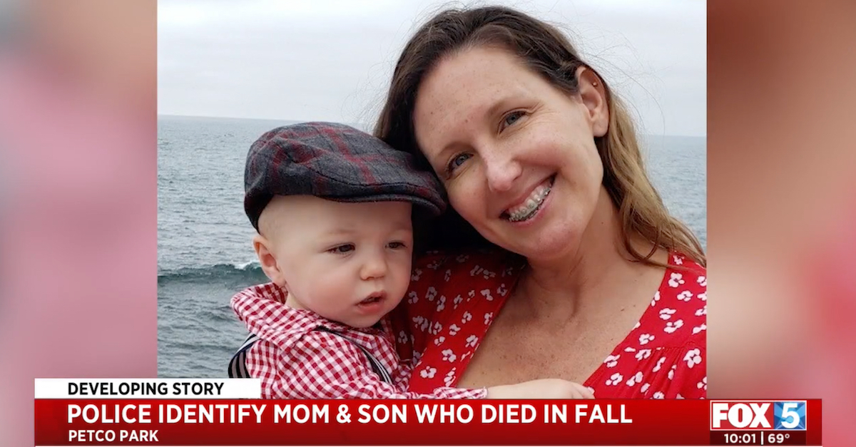 Deaths of mother, toddler at Petco Park ruled suicide-homicide