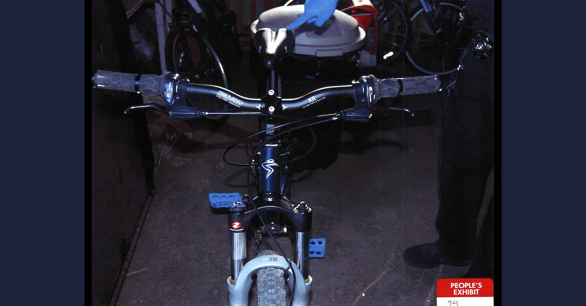 State's evidence photo 94 shows Suzanne Morphew's bicycle.
