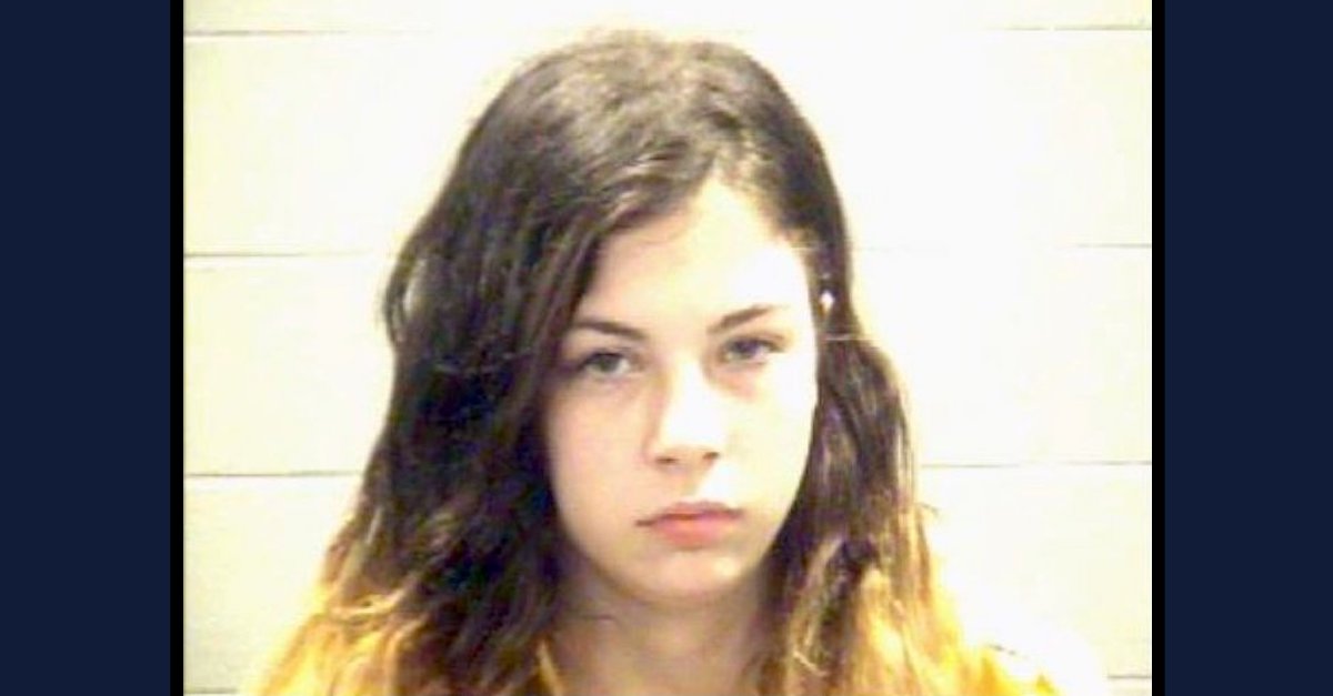 Bridgett Leann Forehand appears in a jail mugshot.