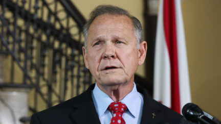 Roy Moore speaks in Montgomery, Ala. on June 20, 2019. (Photo by Jessica McGowan/Getty Images.)