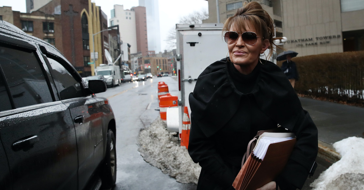 Sarah Palin's Defamation Suit Against The New York Times Goes To Court