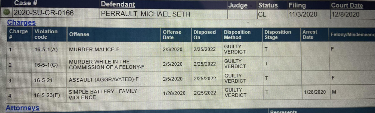seth perrault murder charges