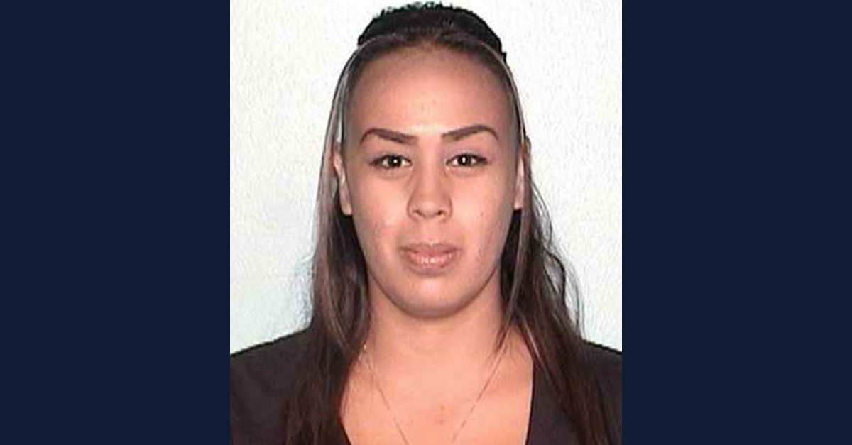 Cristal Cardenas appears in a mugshot