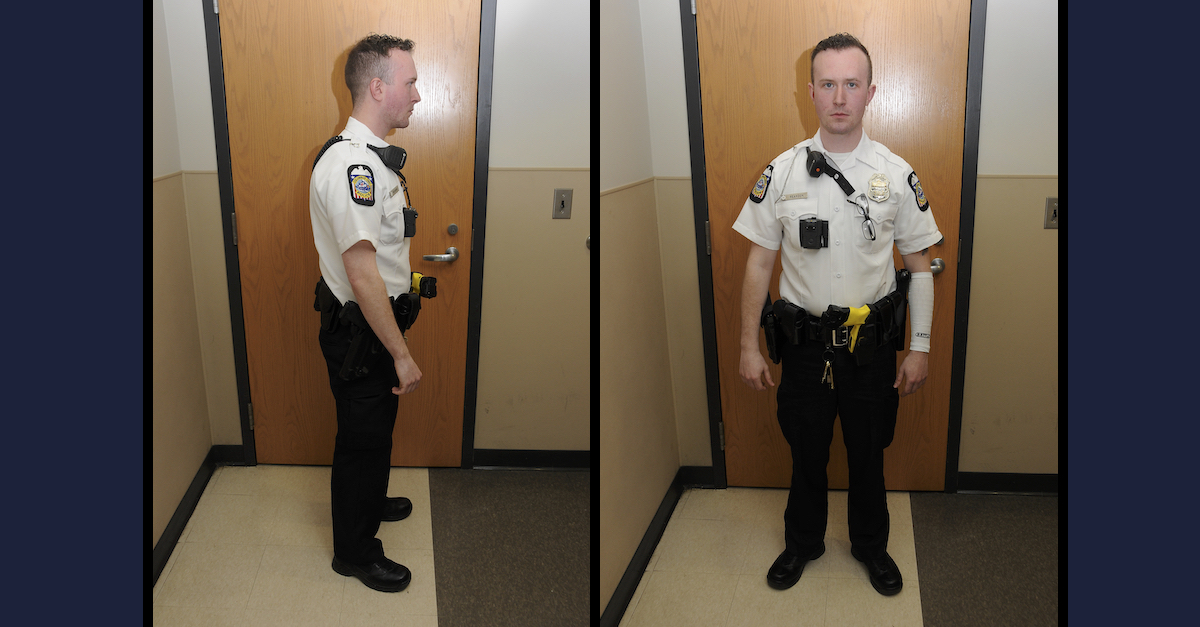 The BCI evidence file, released publicly by the Attorney General, contains these two photos of Columbus, Ohio Police Officer Nicholas Reardon.