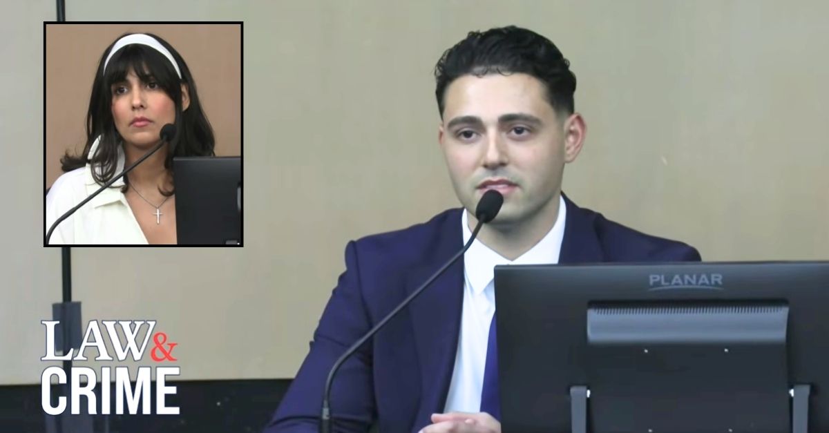 Background: Cole Goldberg (Law&Crime). Inset: Caroline Schwitzky (Law&Crime).