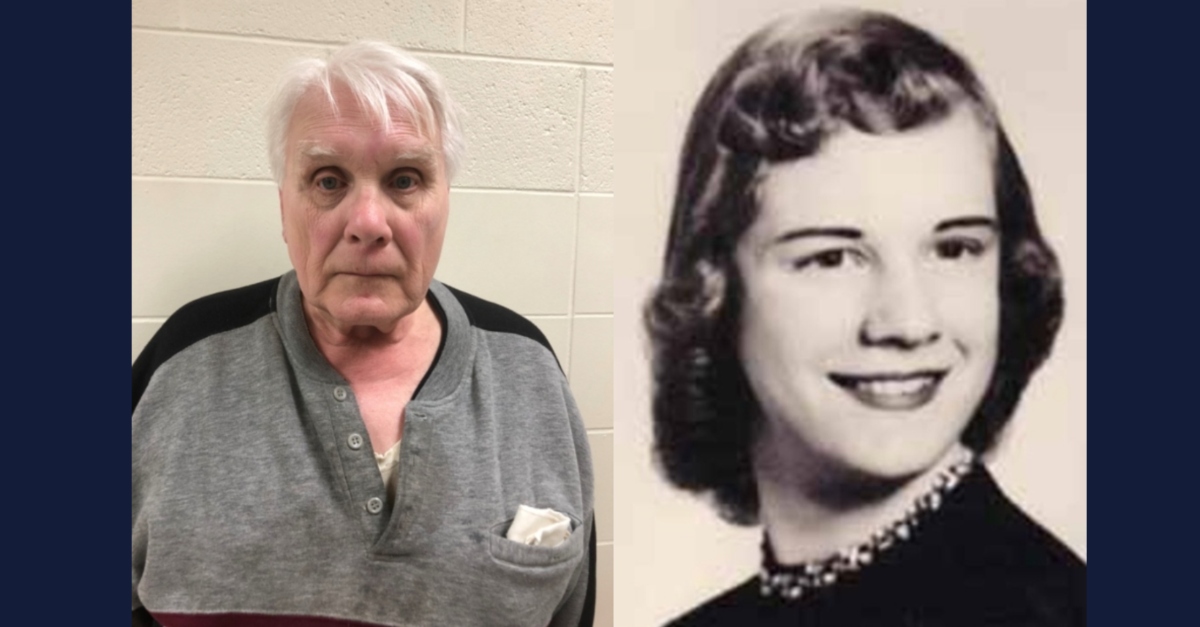 Booking photo of Richard Gale Pierce, and image of Carol Jean Pierce.