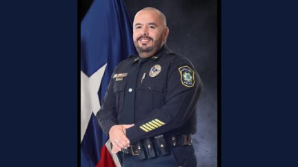 Uvalde Police Chief Daniel Rodriguez appears in an official portrait posted on a city website.
