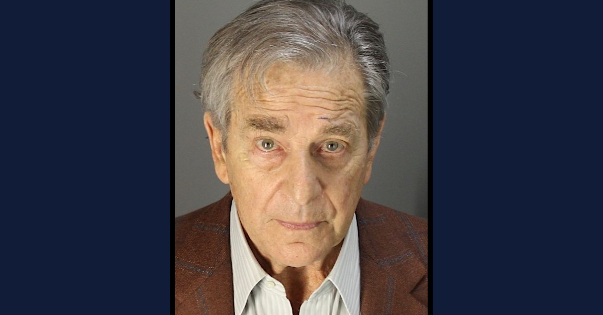 Paul Pelosi's mugshot. (Image via the Napa County Sheriff’s Office.)