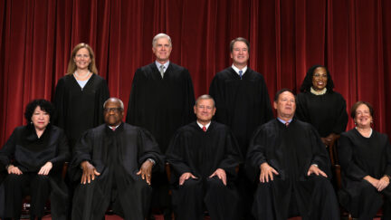 The U.S. Supreme Court Poses For Official Group Photo