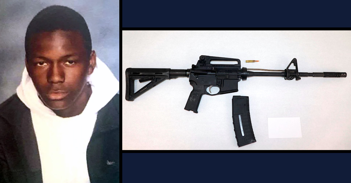 Photos show Orlando Harris and his gun.