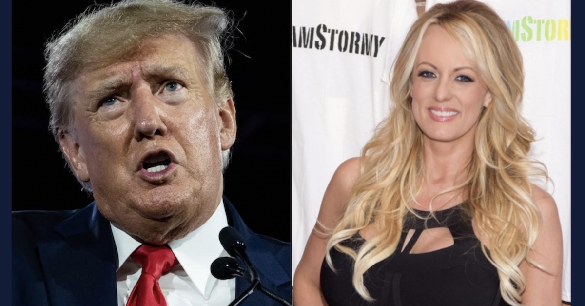 Donald Trump and Stormy Daniels