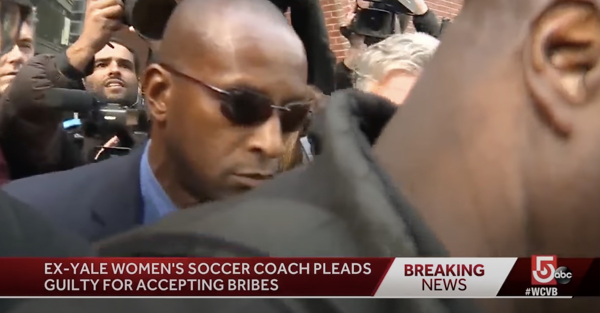 Ex-Yale Coach Rudy Meredith Pleads Guilty Of Accepting Bribe