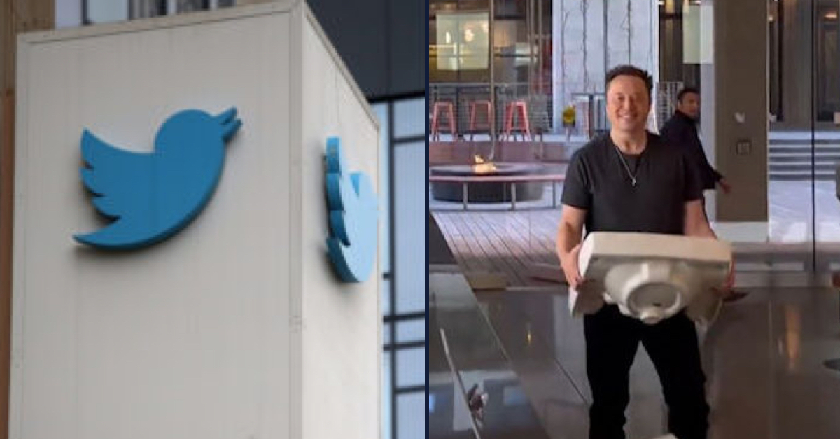 Elon Musk Brought a Sink to Twitter Headquarters as a Bit