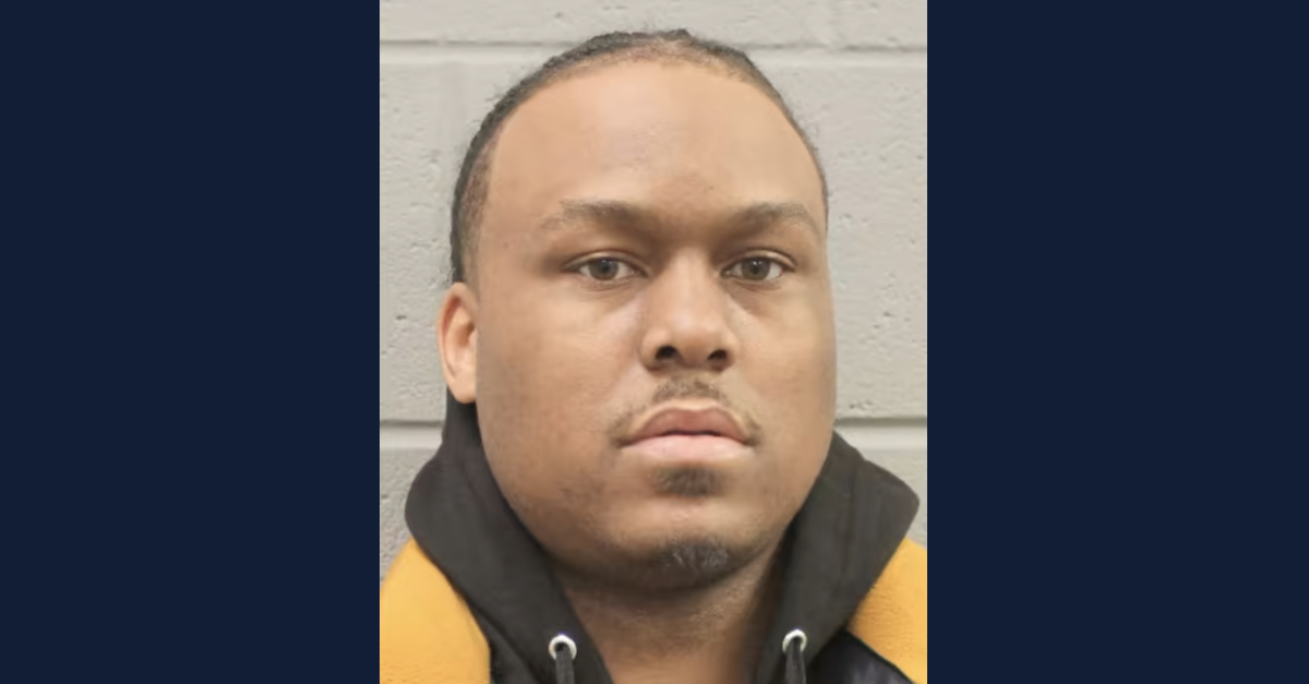 Patrick Xavier Clark appears in a mugshot