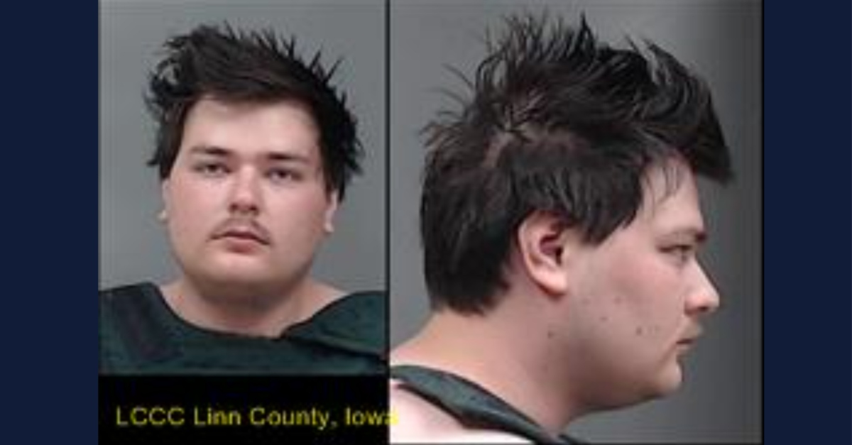 Alexander Jackson stands trial for allegedly shooting and killing his mother, father, and sister. (Credit: Linn County Jail in Iowa)