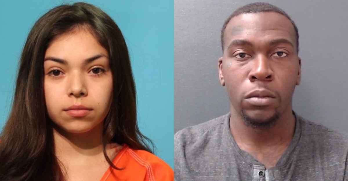Anzley Tay Castillo and Richard Horn Jr. and three other people were allegedly involved in murdering Larry Ortiz Jr. (Mugshots: Brazoria County Sheriff's Office)