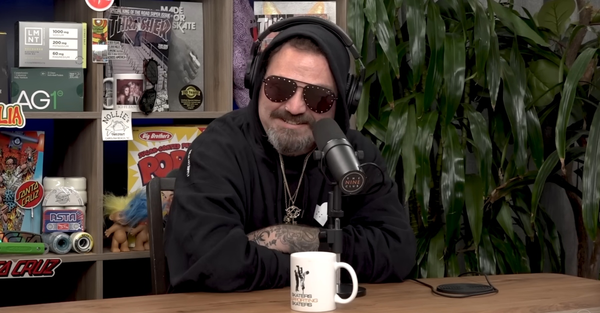 Bam Margera in January 2023. (Screenshot: The Nine Club)