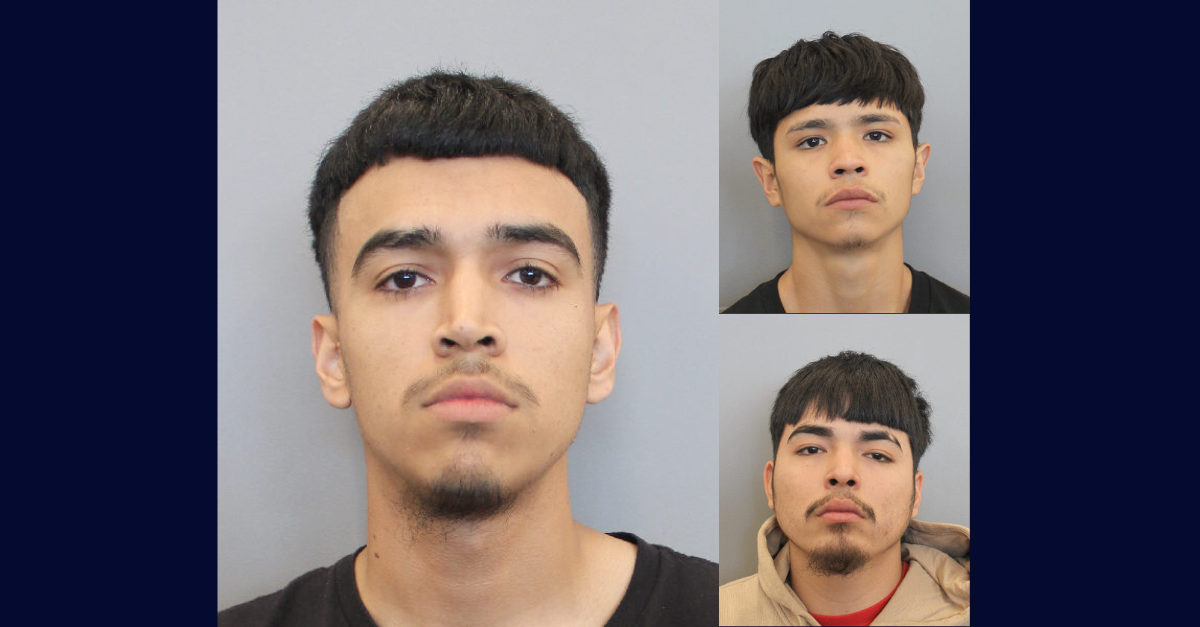 Jody Duron (left), Raudel Orozco (top right), and Rolando Orozco. (Mugshots: Houston Police Department)