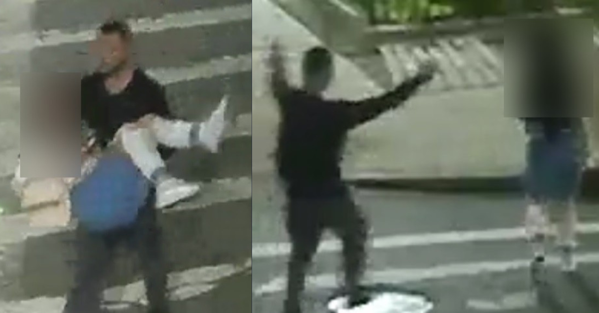 Police said this man kidnapped a woman off a Brooklyn intersection. (Images: New York Police Department)