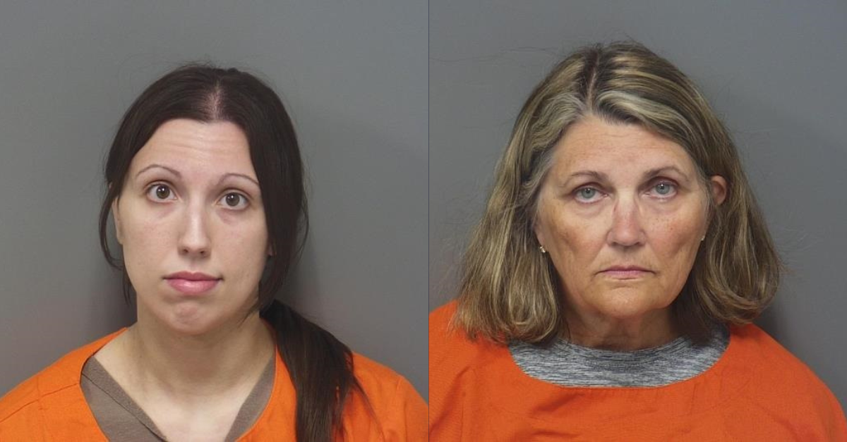 Sara Seymour (left) and Debra Kanipe (Mugshots: Hendrick County Sheriff's Department)