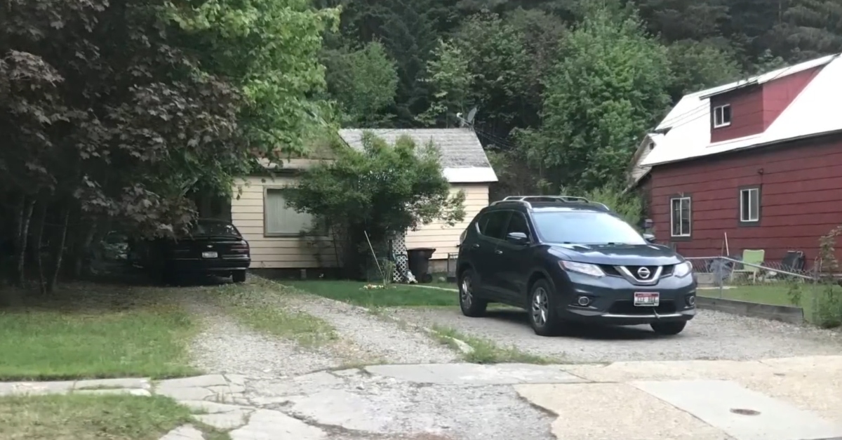 Elizabeth Lawley's home. She shot and killed her 2-year-old son, then herself, said Shoshone County Sheriff Holly Lindsey. (Screenshot: KREM)