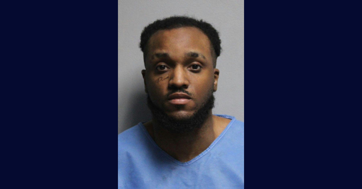 Robbi Davon Robinson set his father's girlfriend, Brenda Scott, on fire, police said. (Mugshot: Butler County Jail)