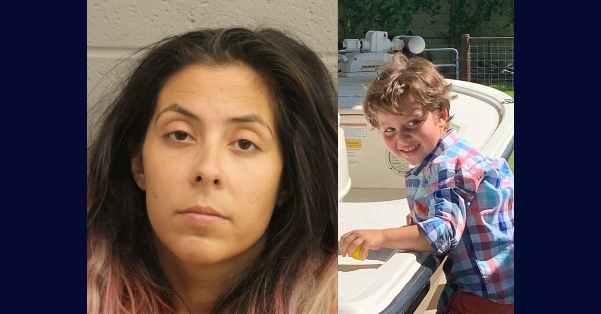Theresa Balboa beat 5-year-old Samuel Olson to death, authorities said. (Images: Harris County District Attorney's Office)